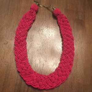 Pink statement necklace from Charming Charlie